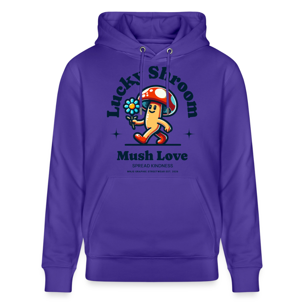 Lucky Shroom Design – Unisex Bio-Hoodie - Purple Love 