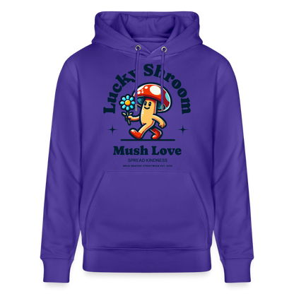 Lucky Shroom Design – Unisex Bio-Hoodie - Purple Love 