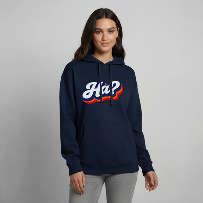 Ha? Design – Oversized Unisex Hoodie - Navy