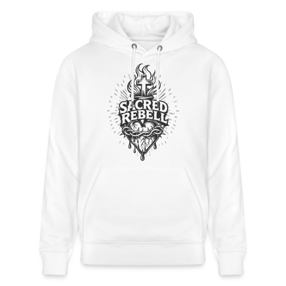 Sacred Rebell Design – Unisex Bio-Hoodie - Weiß