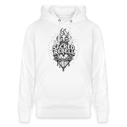 Sacred Rebell Design – Unisex Bio-Hoodie - Weiß
