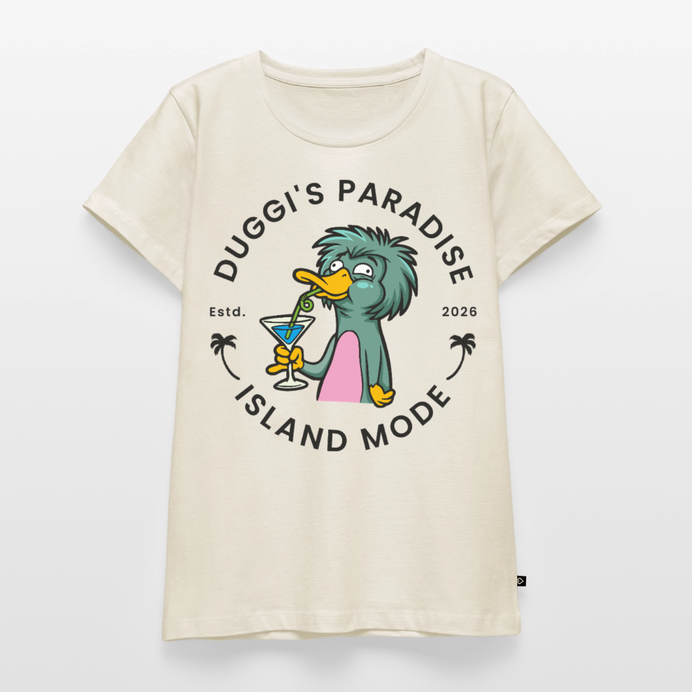 Nuggis Paradise Design – Frauen Premium T-Shirt - Naturweiß