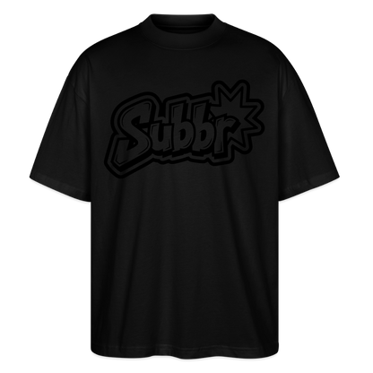 Subbr Design – Oversized Unisex Bio T-Shirt - Schwarz