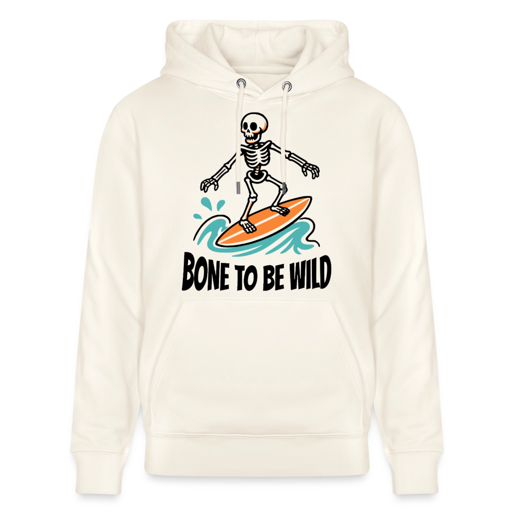 Bone to be Wild Design – Unisex Bio-Hoodie - Naturweiß 