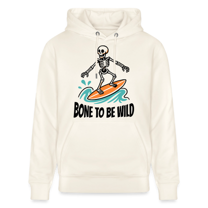 Bone to be Wild Design – Unisex Bio-Hoodie - Naturweiß 