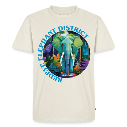 Elephant Design – Männer Premium T-Shirt - Naturweiß