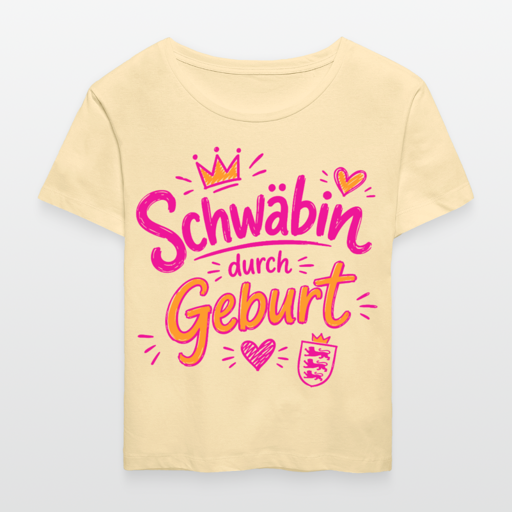Rundhals Frauen Bio-T-Shirt - Creme