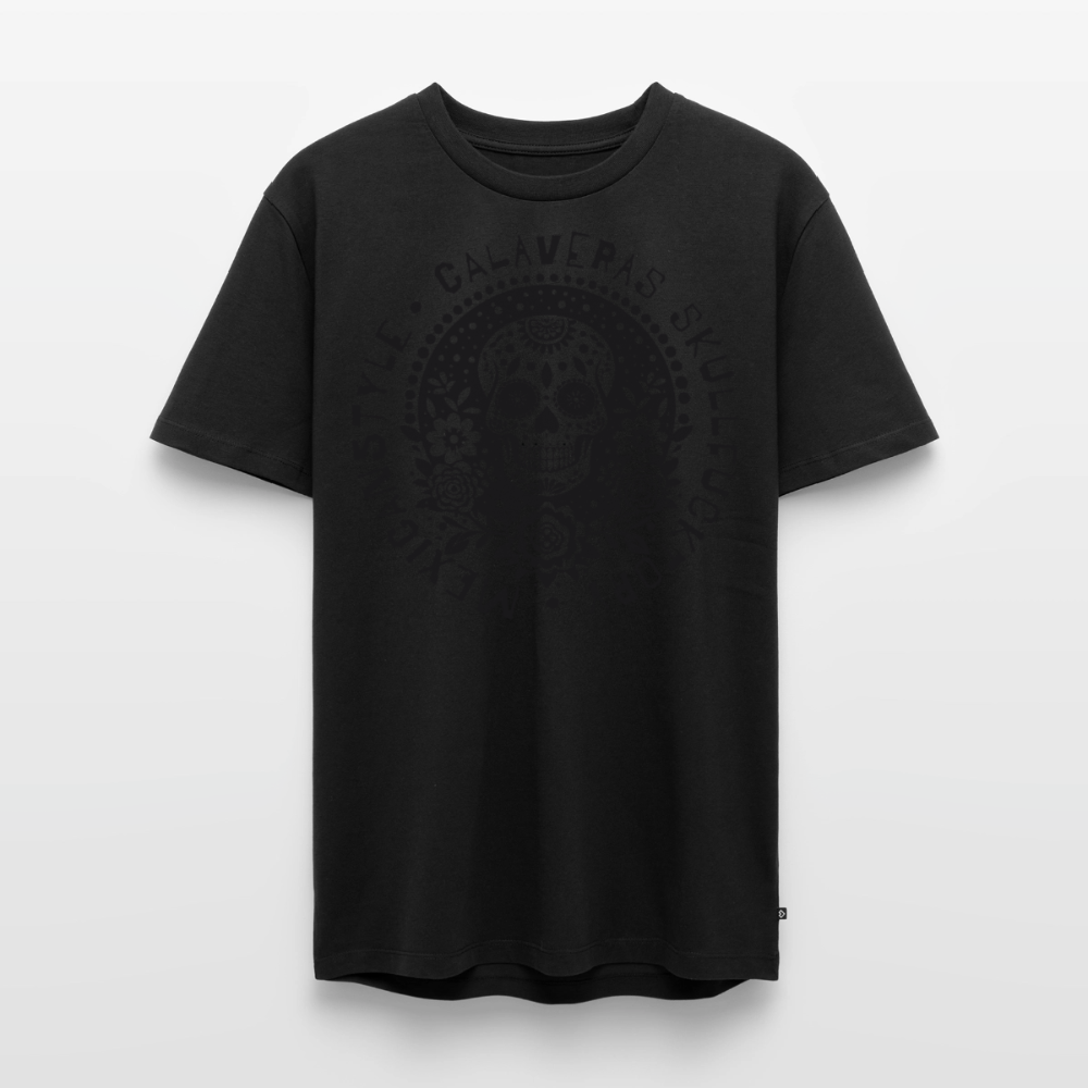 Sugar Skull Black Design - Männer Premium T-Shirt - Schwarz