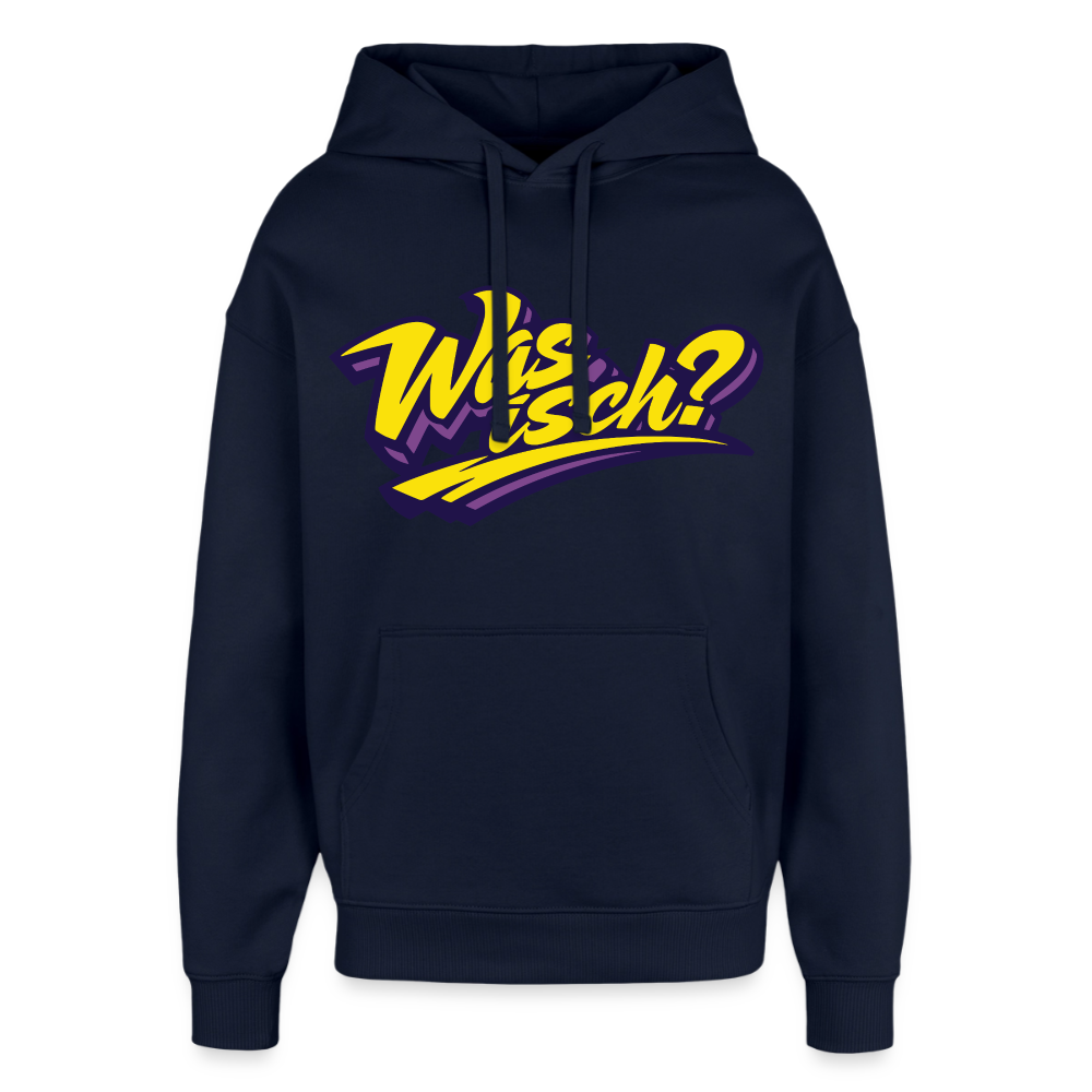 Was isch? Design – Oversized Unisex Hoodie - Navy