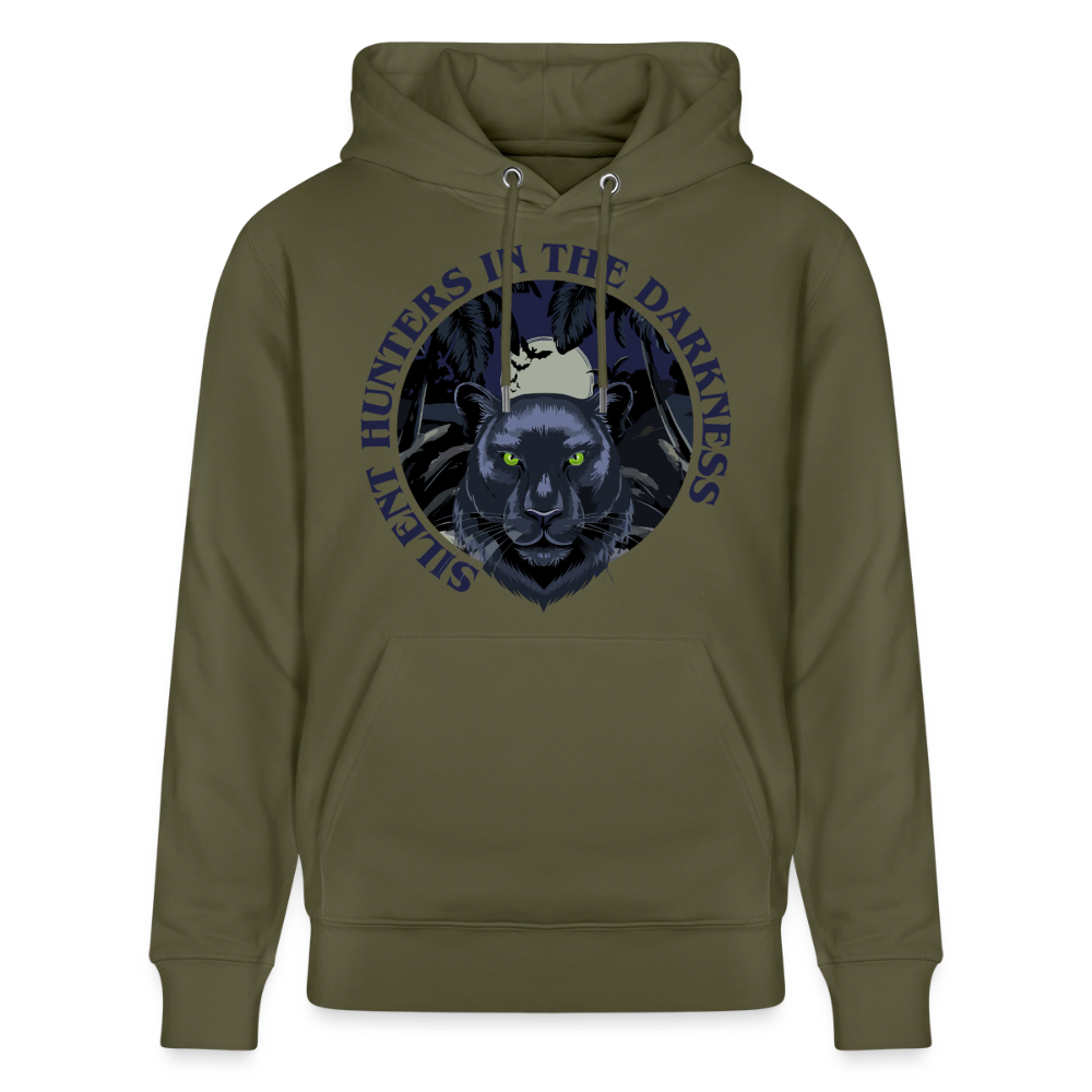 Silent Hunter Design – Unisex Bio-Hoodie - Khaki Grün