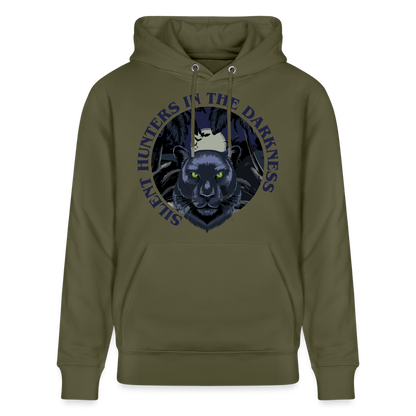 Silent Hunter Design – Unisex Bio-Hoodie - Khaki Grün