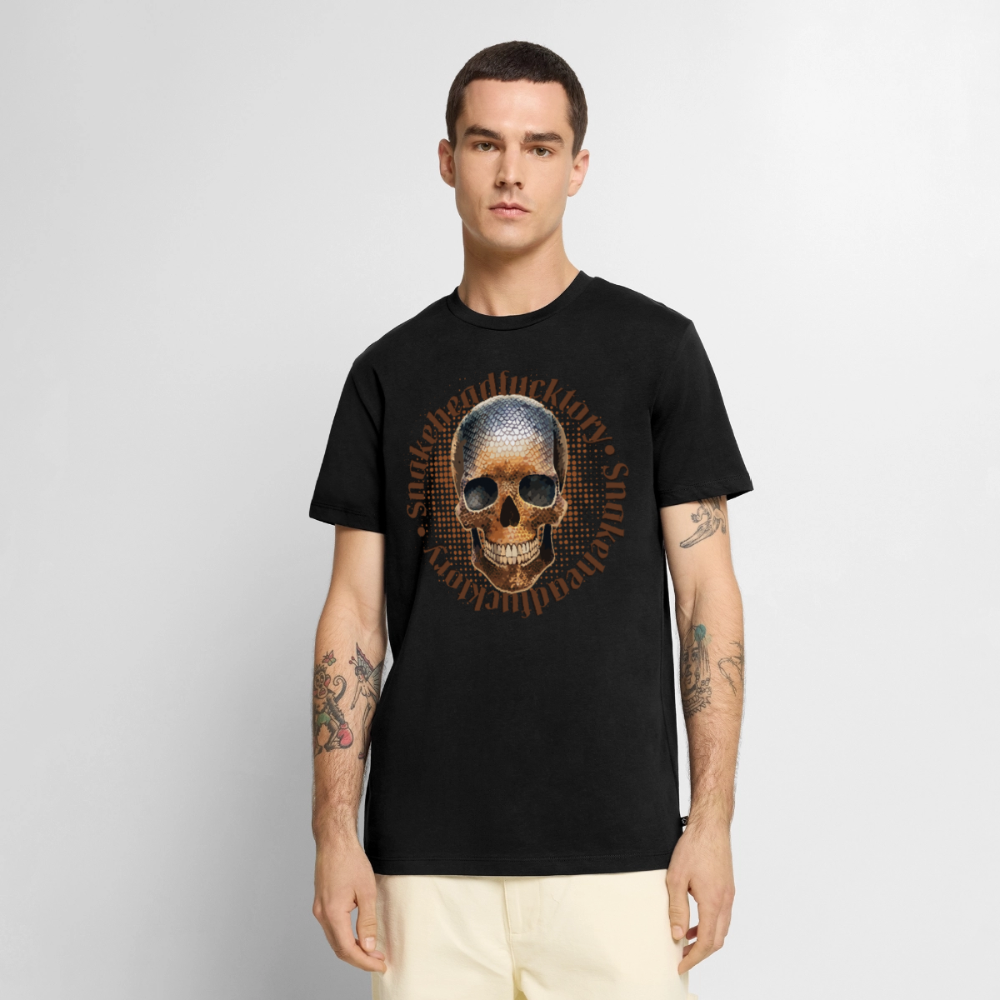 Sande Skull Design – Männer Premium T-Shirt - Schwarz