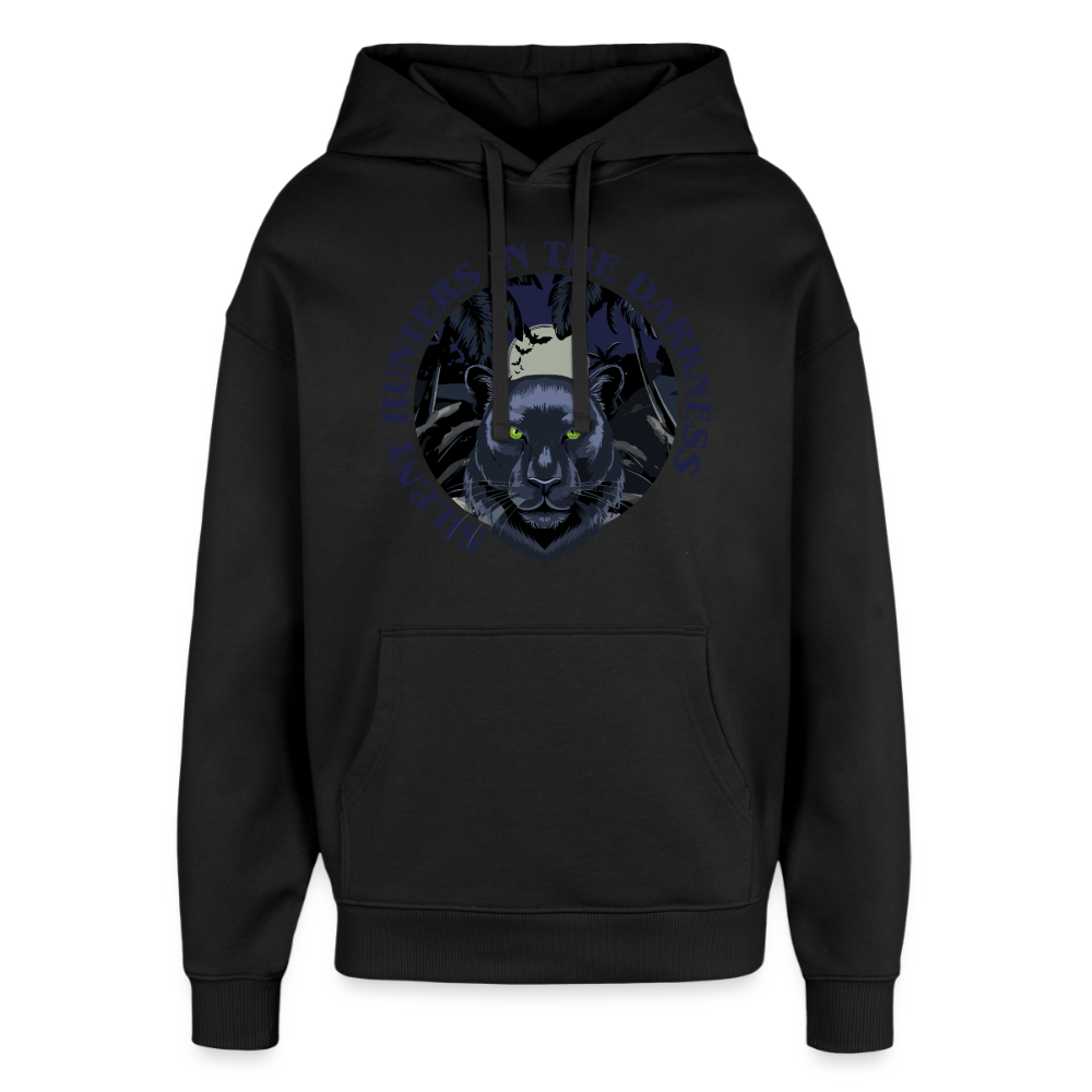 Silent Hunter Design – Oversized Unisex Hoodie - Schwarz