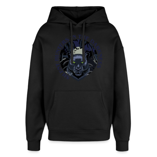 Silent Hunter Design – Oversized Unisex Hoodie - Schwarz