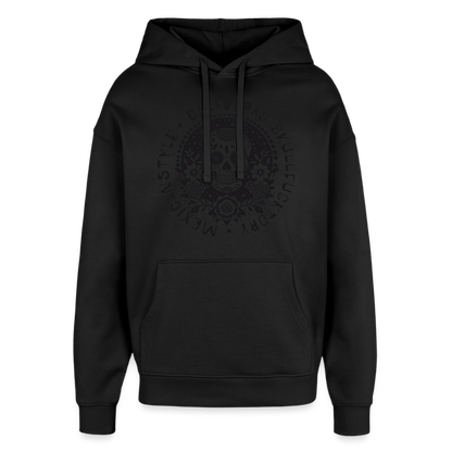 Sugar Skull Black Design - Oversized Unisex Hoodie - Schwarz