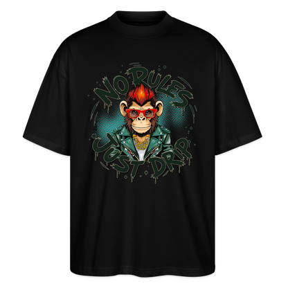 Monkey No Rules Design – Unisex Bio T-Shirt - Schwarz