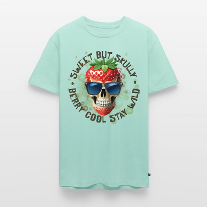 Strawberry Skull Design – Männer Premium T-Shirt - Mint 