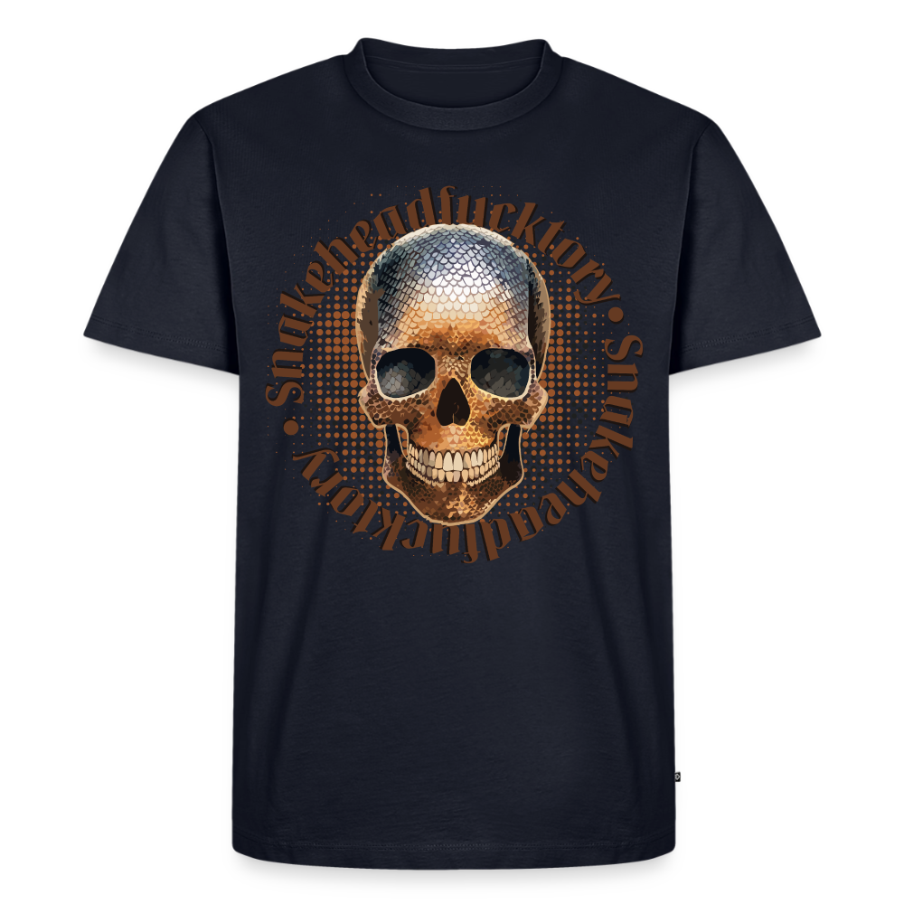 Sande Skull Design – Männer Premium T-Shirt - Navy