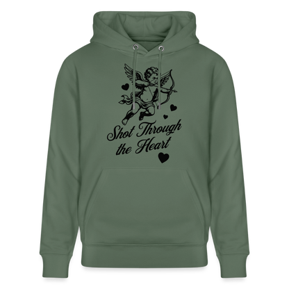 Amor Design – Unisex Bio-Hoodie - Tanngrün