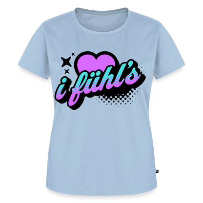 i fühl‘s Design – Frauen Premium T-Shirt - Hellblau