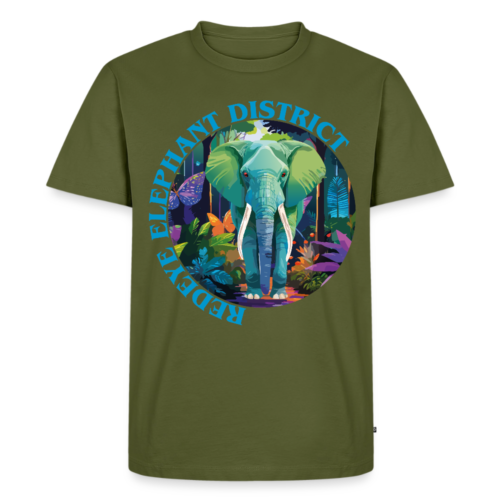 Elephant Design – Männer Premium T-Shirt - Khaki