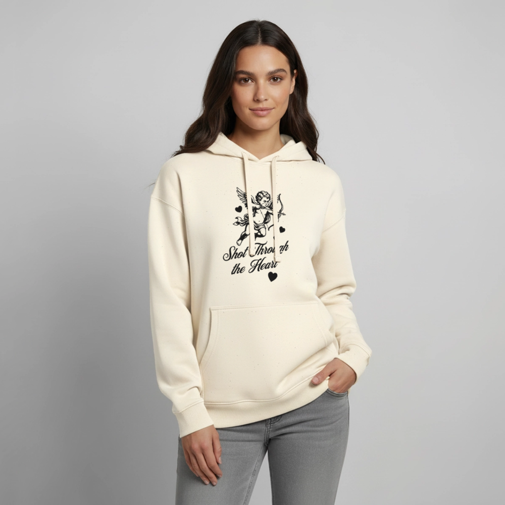 Amor Design – Oversized Unisex Hoodie - Natur